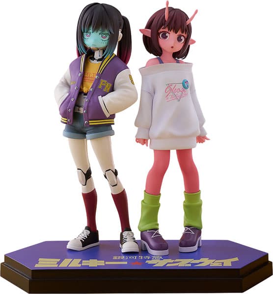 POP UP PARADE SP Galaxy Express Milky☆Subway Chiharu & Makina Completed Figure