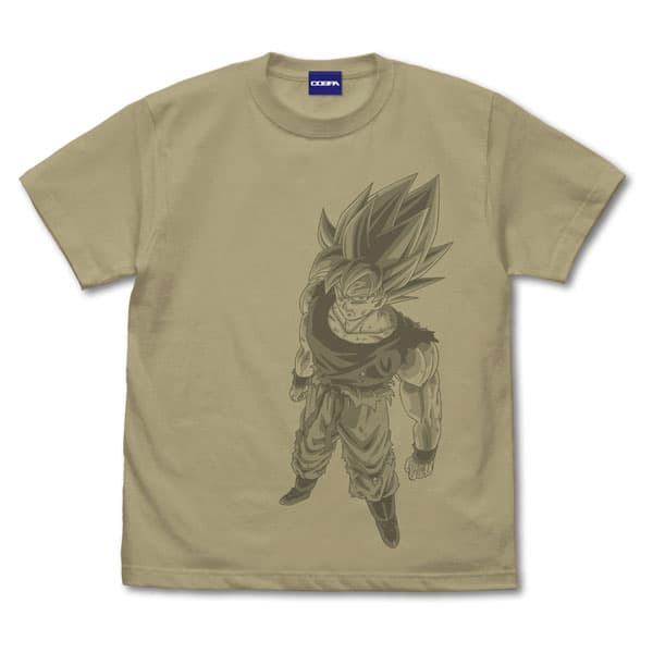 ドラゴンボールZ 超サイヤ人 孫悟空 Tシャツ/SAND KHAKI-M