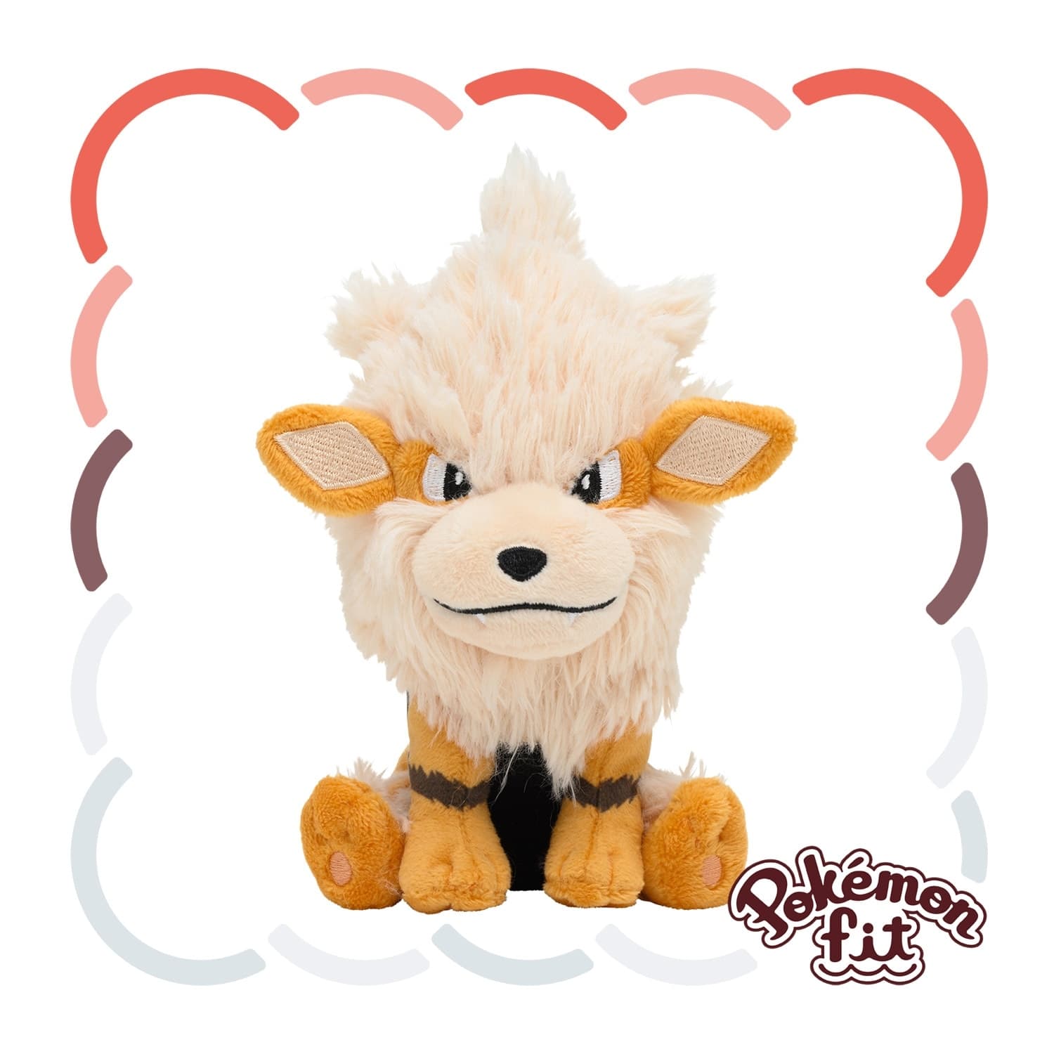 Pokémon Fit Arcanine #59 Official Plush | Pokémon Center Japan