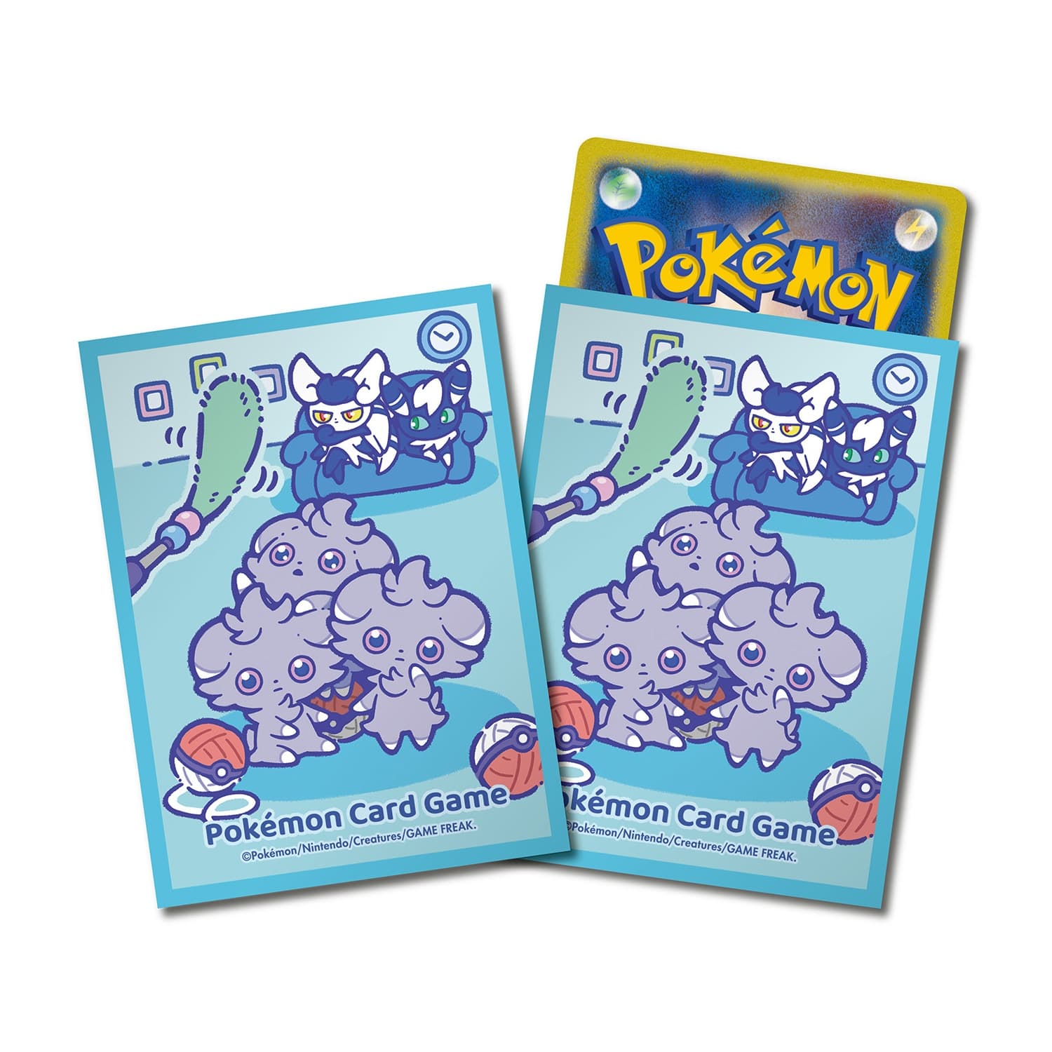 Pokémon TCG Deck Sleeves Snubbull #209 Leisurely Play Blue | Japan