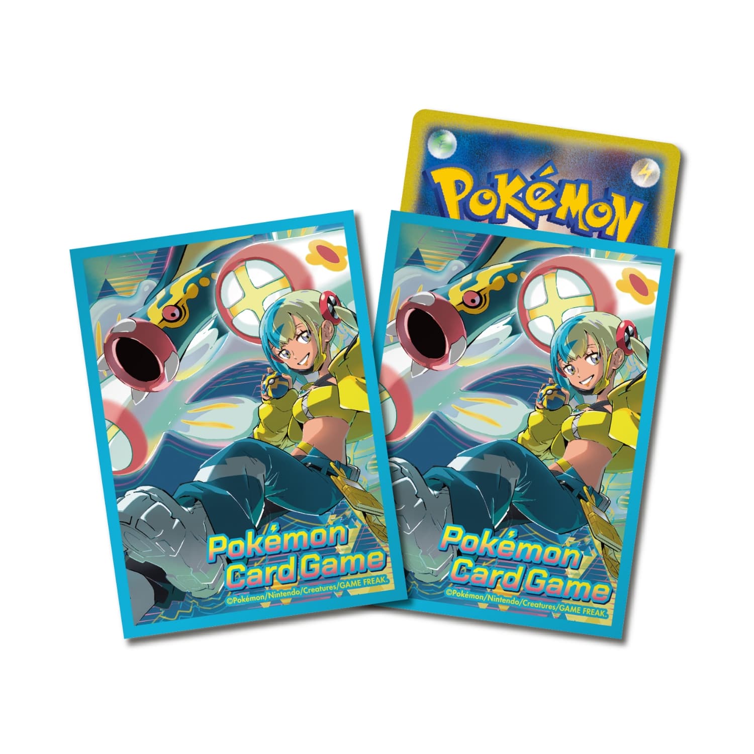 Pokémon TCG Deck Shield Sleeves – Canary & Eelektross #604 | Japan Exclusive